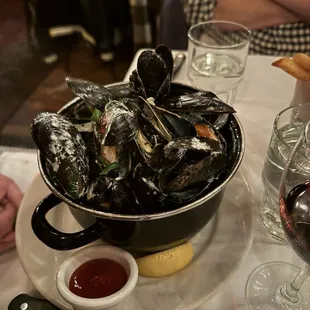 Their take on Moules Frites