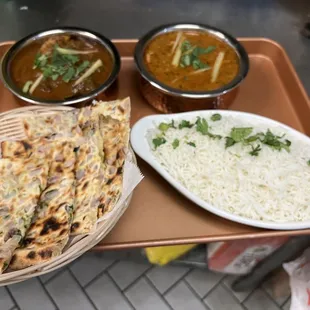 3. Goat Malabar rice 2. Paneer Tikka Masala