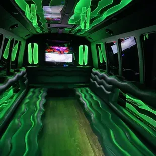 24pax Limo Bus Interior