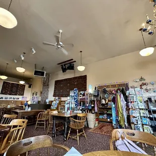 the interior of a restaurant