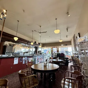 the interior of a restaurant