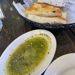Bread and oil