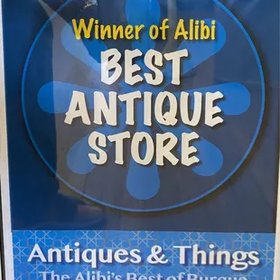 Best Antique Store winner