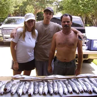 Family Fishing Trip! Daughter - Lauren, Son -Michael  &amp; Son-in-Law, Dean