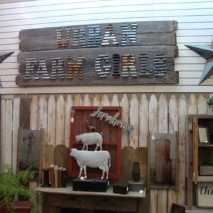 A vendor with some nice up-cycled craft-type items.