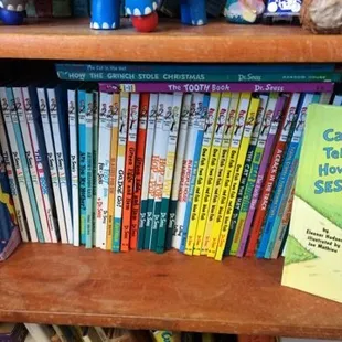 Can&apos;t find your favorite Dr. Seuss story...it might be here.  Wimpy Kid and Harry Potter too!