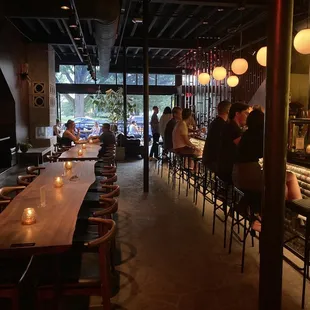 Inside bar and first floor