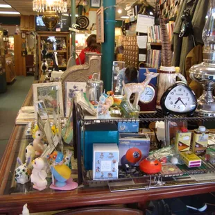The front desk, a view from the front entry.