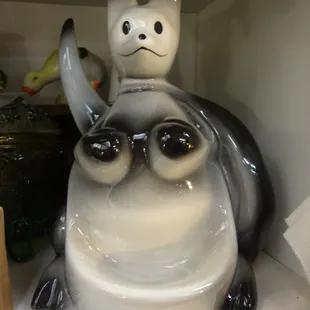 A 1950s kangaroo dresser caddie - I've never seen a gray one before!