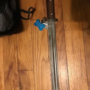 One I got from him is really nice and has scabbard and a repro frog.