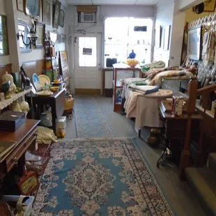 Looking back towards the front door from the main desk.