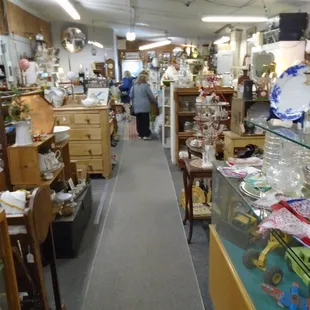 The left side of the store - that's it - that's the whole place, one big "L" shaped room.