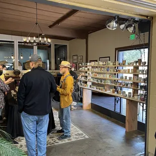 Some of the ceramic wine cups sold during the reception which also featured wine from Antiquité Midtown Winery!