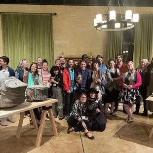 Some of our 50 artists exhibiting in the exhibition.