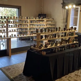 More ceramic wine cups for the event!