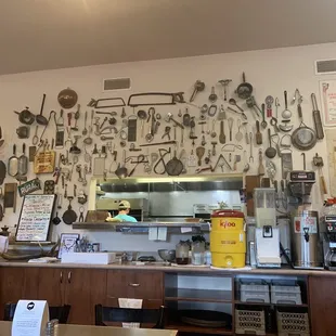 a woman standing in the kitchen