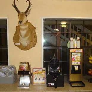 Waffle Bar in Breakfast Area
