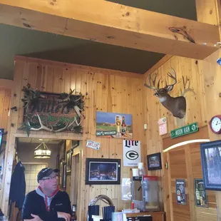 a man sitting at the bar