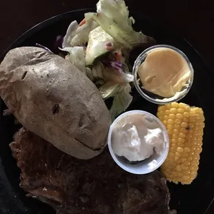 Thursday dinner special of NY steak for $10.