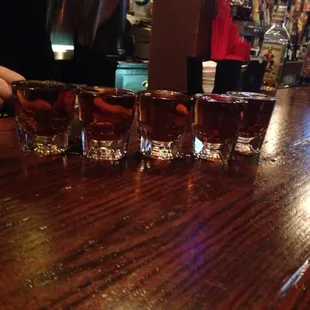Root beer shots. Pretty dam good!!