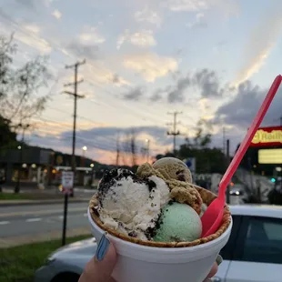 Oreo explosion, lucky charms, dirty banana