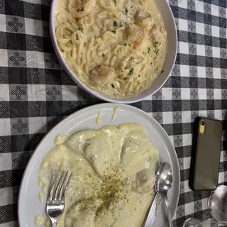 Pistachio and Ricotta Ravioli