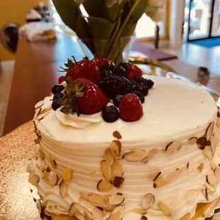 Fresh berry cakes!