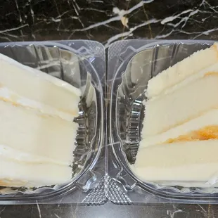 Almond Wedding Cake Slices