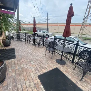 Patio chilling