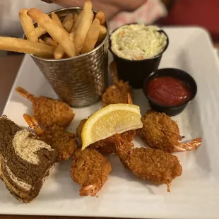 Friday Fish Fry with shrimp