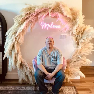 Pampas hoop available for rent