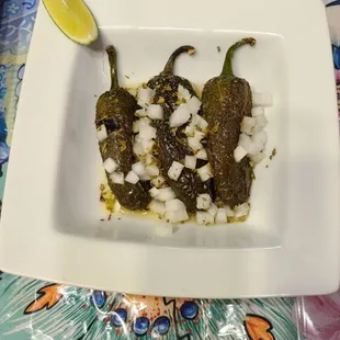 Orden de chiles toreados