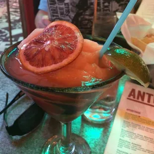 Frozen Blood Orange Margarita....Zonks!