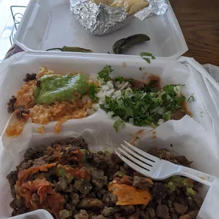 Carne Asada plate