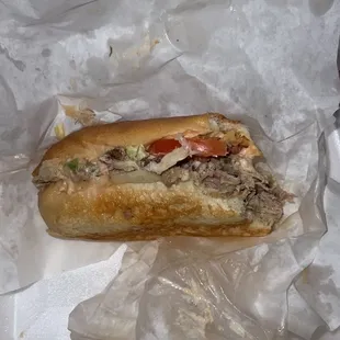 a sub sandwich