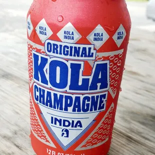 Kola Champagne - First time having this. Tastes like a cross between bubble gum and cream soda.