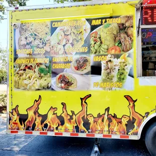 Pictures off the food truck