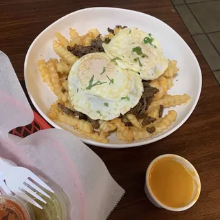 Asada Breakfast Fries.