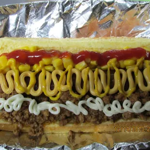 Caribbean Style Hotdog