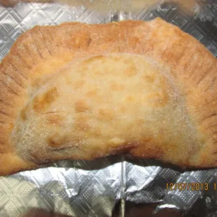 Deep fried dough filled with option of meat, veggies, seafood, or cheese