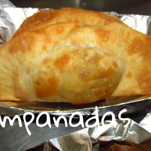 an empanadas in foil