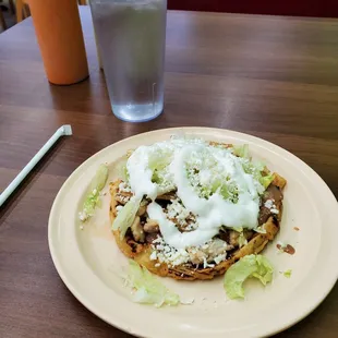 My sope delivered to my table