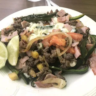 The dish that was supposed to be vegetarian.