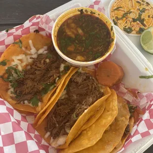 Birria tacos