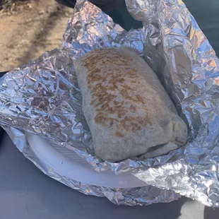 Steak &amp; chorizo burrito