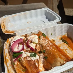 Chuchitos, comes in two. Baby tamales