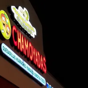 The &quot;Chamoyadas&quot; sign is more noticeable when driving by, so don&apos;t miss it.