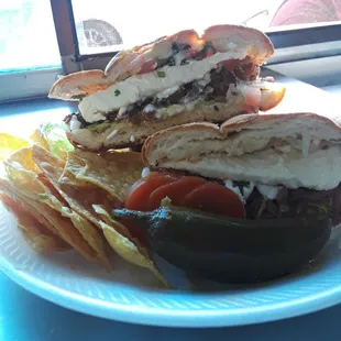 Tortas de asada  Al pastor Pollo