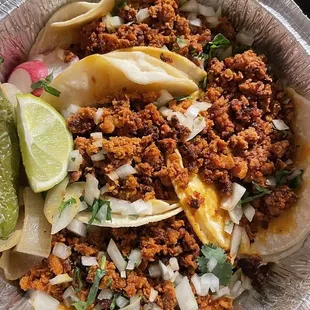 Chorizo tacos