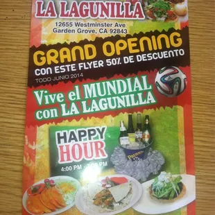 new ownership/name a few changes on menu, still pretty good food, second time here, came looking for Mexico Lido(2 try the food)
